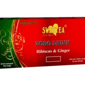 Sweet Tea Zobo Drink (Hibiscus & Ginger)