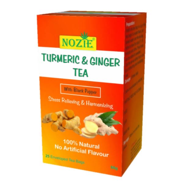 Nozie Turmeric & Ginger Tea with Black Pepper