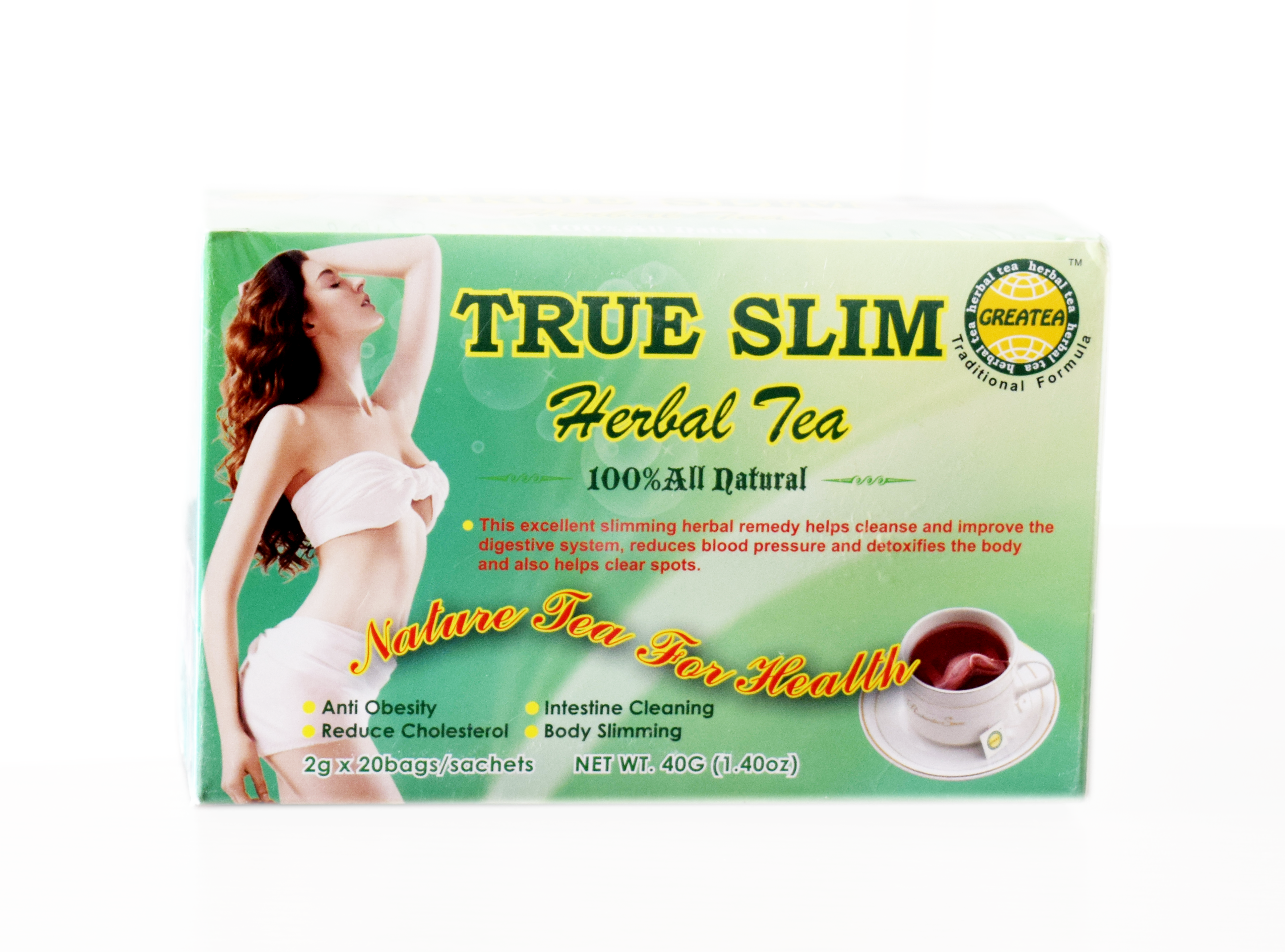 GREATEA True Slim Herbal Tea 