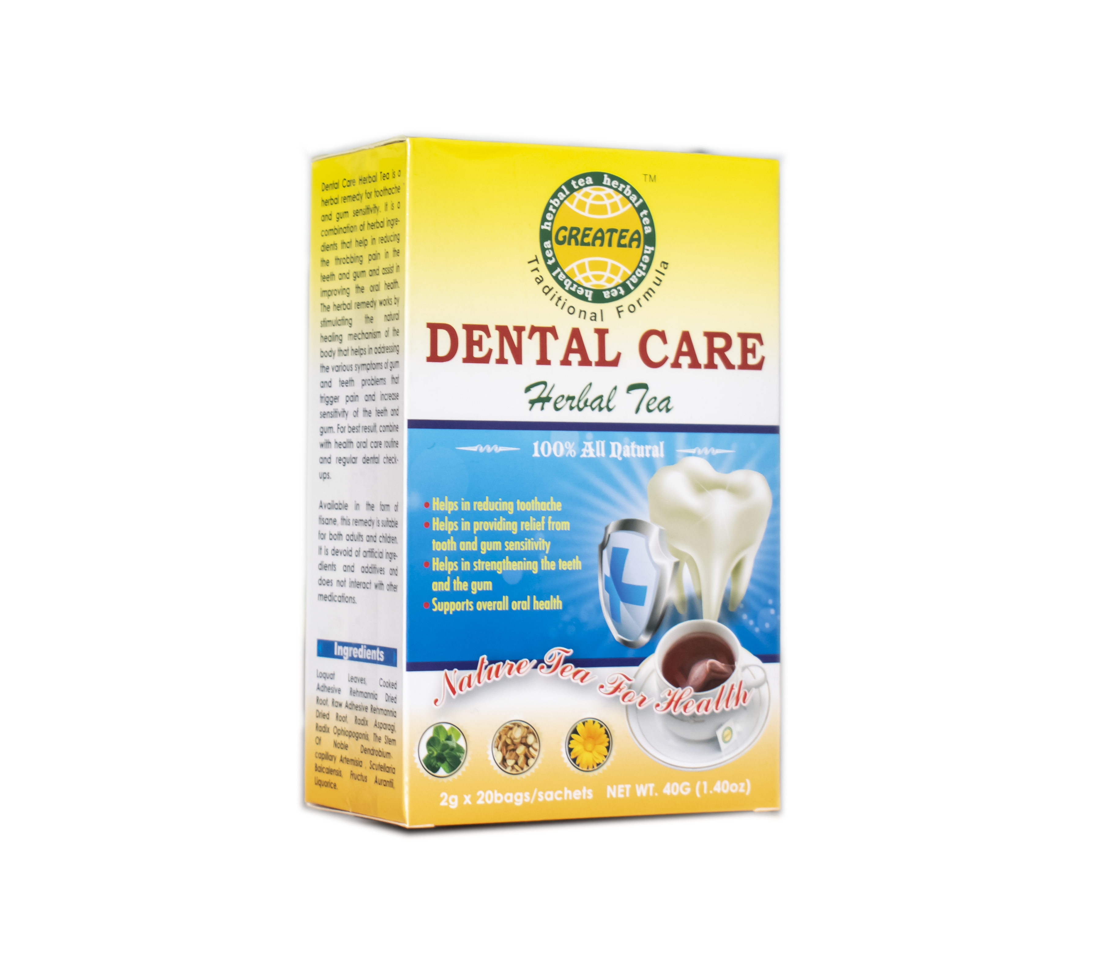 Herbal tea for dental health