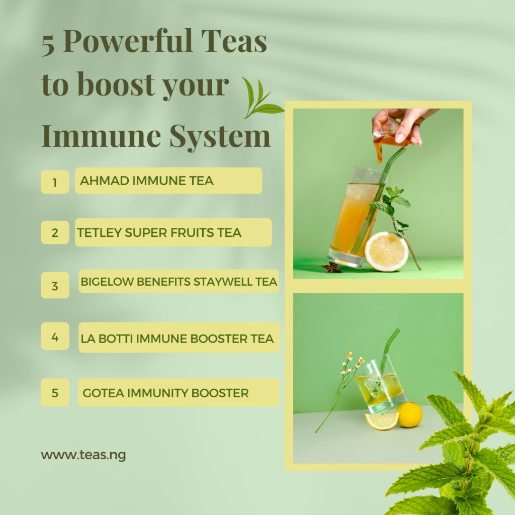 5 Powerful teas to boost your immune system.