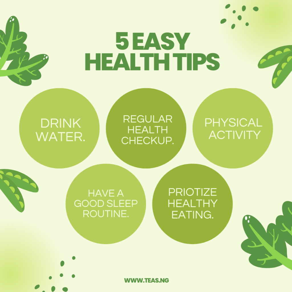 5 Easy tips to keep the body healthy