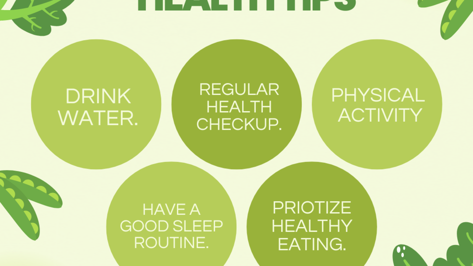 5 Easy tips to keep the body healthy