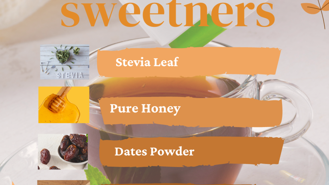 4 NATURAL SWEETENERS AND THEIR HEALTH BENEFITS.