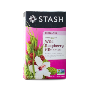 STASH WILD RASPBERRY HIBISCUS HERBAL TEA